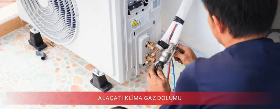 Alaçatı İlçemi Regal Klima Gaz Dolumu